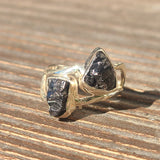 Natural Shungite 925 Ring