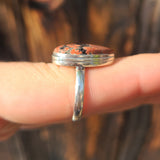 Fireworks Obsidian 925 Ring