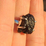 Saffordite Tektite 925 Ring