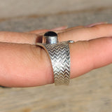 Black Onyx - Brazil 925 Ring