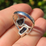 Natural Shungite 925 Ring