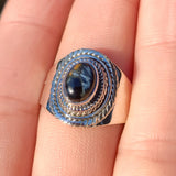 Natural Pietersite - Namibia 925 Ring