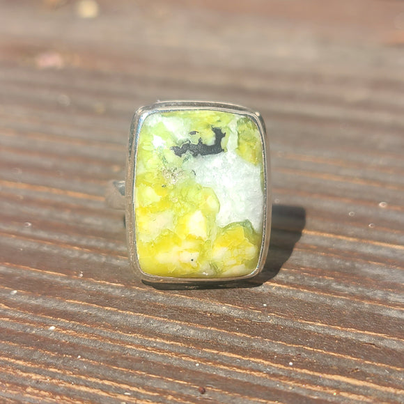 Lizardite 925 Ring
