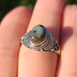 Larsonite Jasper 925 Ring