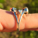 Multi Tourmaline 925 Ring
