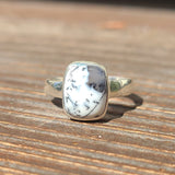 Merlinite Dendritic Opal - Turkey 925 Ring