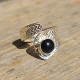 Black Onyx - Brazil 925 Ring