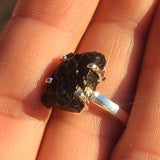 Saffordite Tektite 925 Ring