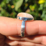 Orange Scolecite 925 Ring