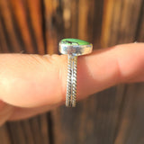 Lucky Charm Tibetan Turquoise 925 Ring