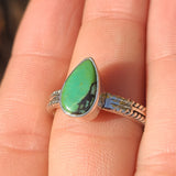 Lucky Charm Tibetan Turquoise 925 Ring