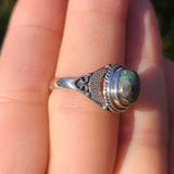 Larsonite Jasper 925 Ring
