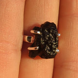 Saffordite Tektite 925 Ring