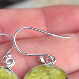 Lizardite Serpentine 925 Earrings
