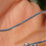 Neon Blue Apatite (Rough) 925 Earrings