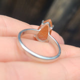 Faceted Sunstone - Madagascar 925 Ring