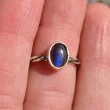 Blue Labradorite 925 Ring