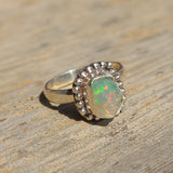 Ethiopian Opal 925 Ring