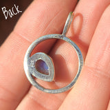 Rainbow Moonstone - India 925 Pendant