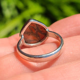 Copper Red Turquoise 925 Ring