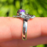 Angel - Copper Purple Turquoise 925 Ring