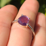 Faceted Amethyst - Africa 925 Ring