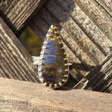 Iron Tiger Eye 925 Ring