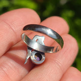 Angel - Copper Purple Turquoise 925 Ring