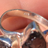 Natural Shungite 925 Ring