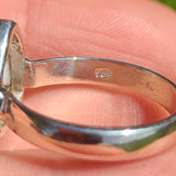 Spiny Oyster & Arizona Turquoise 925 Ring