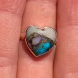 Spiny Oyster & Arizona Turquoise 925 Ring