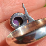 Angel - Copper Purple Turquoise 925 Ring