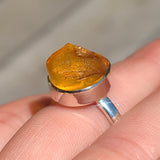 Rough Baltic Amber - Poland 925 Ring