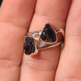 Natural Shungite 925 Ring