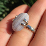 Blue Lace Agate - South Africa 925 Ring