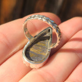 Iron Tiger Eye 925 Ring