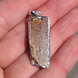 Orange Kyanite (Rough) 925 Pendant