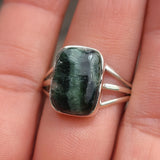 Russian Seraphinite 925 Ring