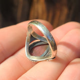 Pink Tulip Quartz 925 Ring