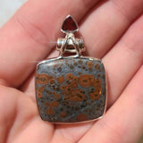 Asteroid Jasper & Garnet 925 Pendant