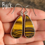 Tiger Eye - Africa 925 Earrings