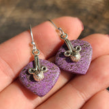 Purpurite - South Africa 925 Earrings