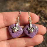 Purpurite - South Africa 925 Earrings