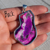 Purple Dendritic Opal 925 Pendant