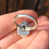 Saturn Chalcedony 925 Ring