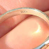 Saturn Chalcedony 925 Ring