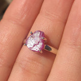 Natural Mozambique Ruby Slice 925 Ring