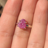 Natural Mozambique Ruby Slice 925 Ring