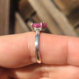 Natural Mozambique Ruby Slice 925 Ring