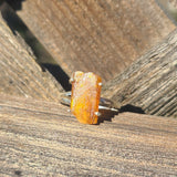 Orange Kyanite (Rough) - India 925 Ring